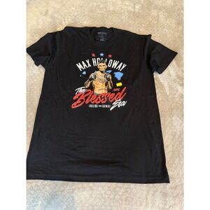 500 Level UFC Max Holloway The Blessed Era Black Graphic T-Shirt Mens Large L